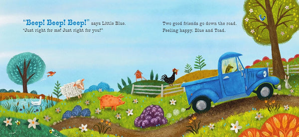 Little Blue Truck: Feeling Happy (Touch-and-Feel Book)