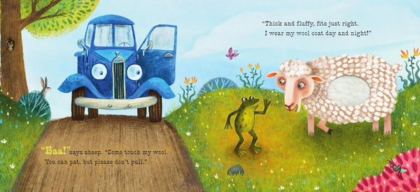 Little Blue Truck: Feeling Happy (Touch-and-Feel Book)