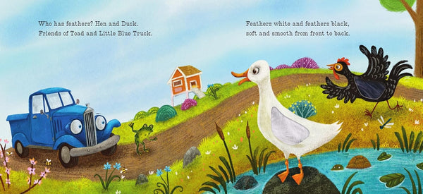 Little Blue Truck: Feeling Happy (Touch-and-Feel Book)