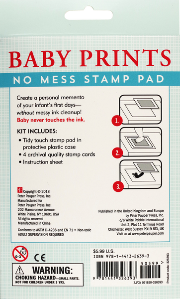 Baby Prints No Mess Stamp Pad