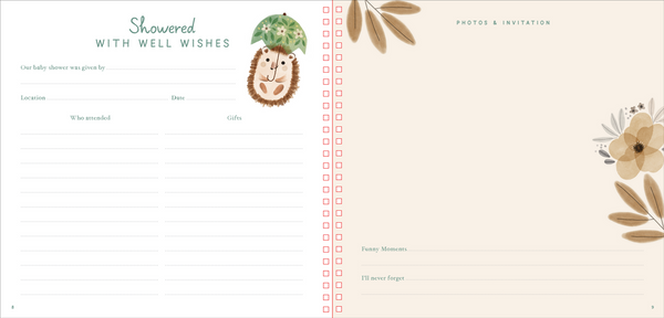 Baby's First Years: Baby Book and Keepsake Photo Album