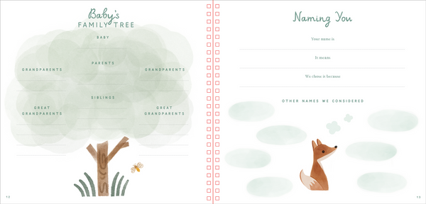 Baby's First Years: Baby Book and Keepsake Photo Album