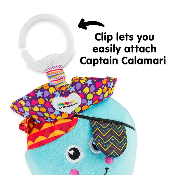 Captain Calamari™ Clip-On Stroller Toy