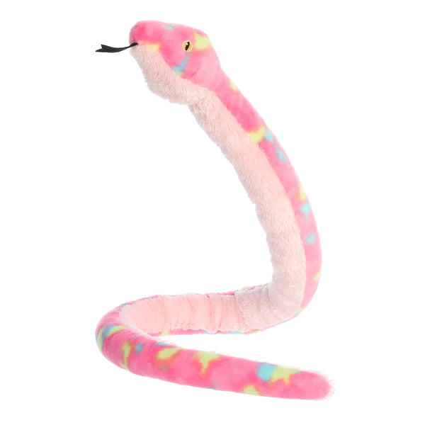Snake Plush Colourful Bubblegum 51"