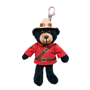 RCMP Black Bear Zipper Pull