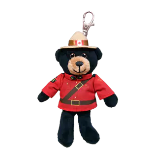 RCMP Black Bear Zipper Pull