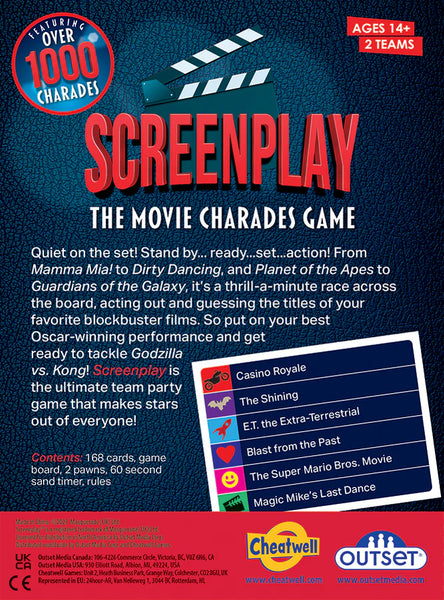 Screenplay: The Movie Charades Game