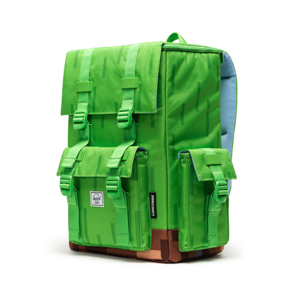 Minecraft Cube Little America Backpack 29 L - Grass Block