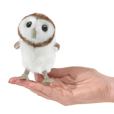 Mini Barn Owl Finger Puppet