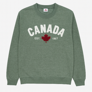 Canada Crewneck Sweatshirt Green