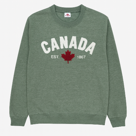 Canada Crewneck Sweatshirt Green