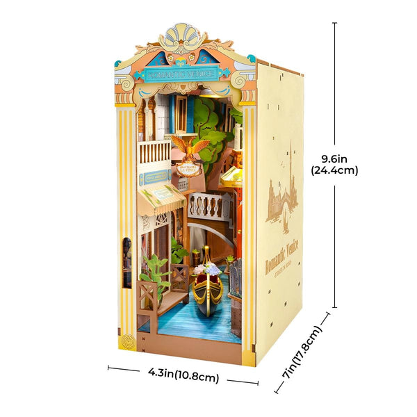 DIY Book Nook Shelf Insert - Romantic Venice