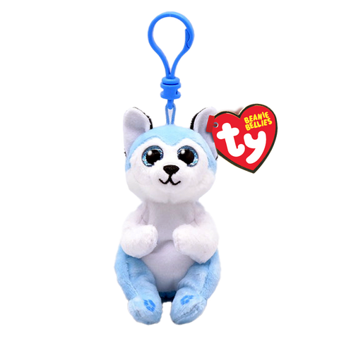 Ty Beanie Bellies "Thunder" Blue Husky Clip