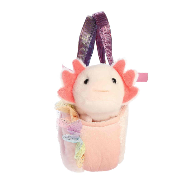 Fancy Pals™ - Fuzzy Face™ - 8.5" Rainbow Axolotl