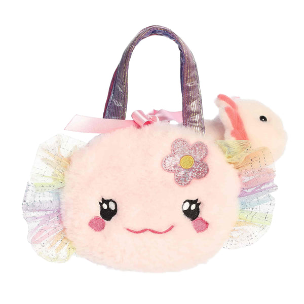 Fancy Pals™ - Fuzzy Face™ - 8.5" Rainbow Axolotl