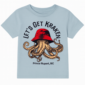 Kids "Let's Get Kraken" T-Shirt (Light Blue)