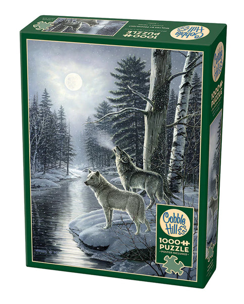 Wolves by Moonlight Puzzle 1000 Piece