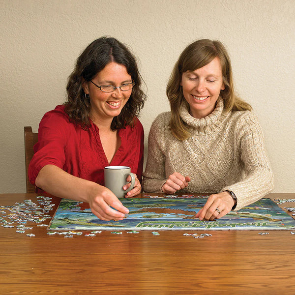 Hooked on Fishing Puzzle 1000 piece
