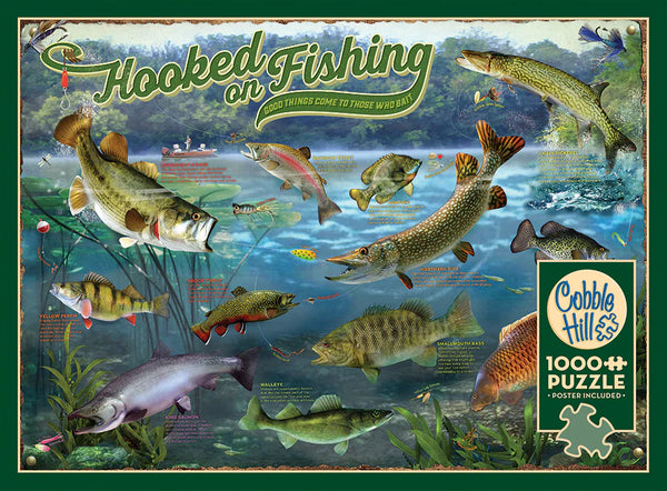 Hooked on Fishing Puzzle 1000 piece