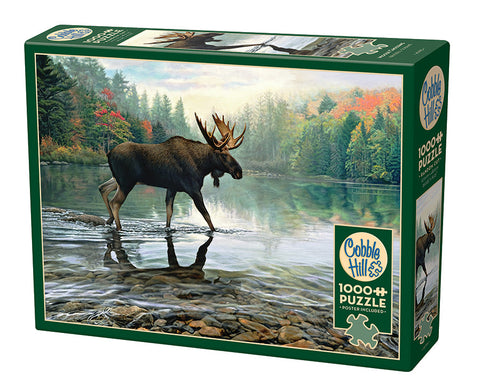 Moose Crossing Puzzle 1000 Piece
