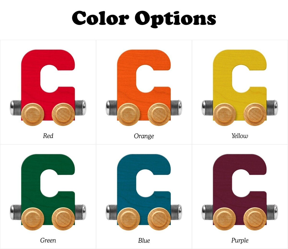 Wooden Train Letters – Seahorse Trading Company