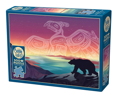 Crossings: Thunderbird and Bear Puzzle 500 Piece