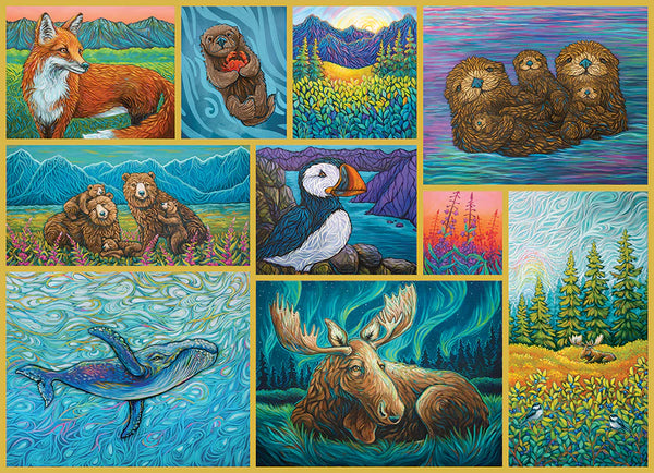 Alaskan Animals Puzzle 500 Piece