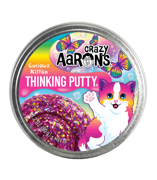 Crazy Aaron's Curious Kitten Thinking Putty