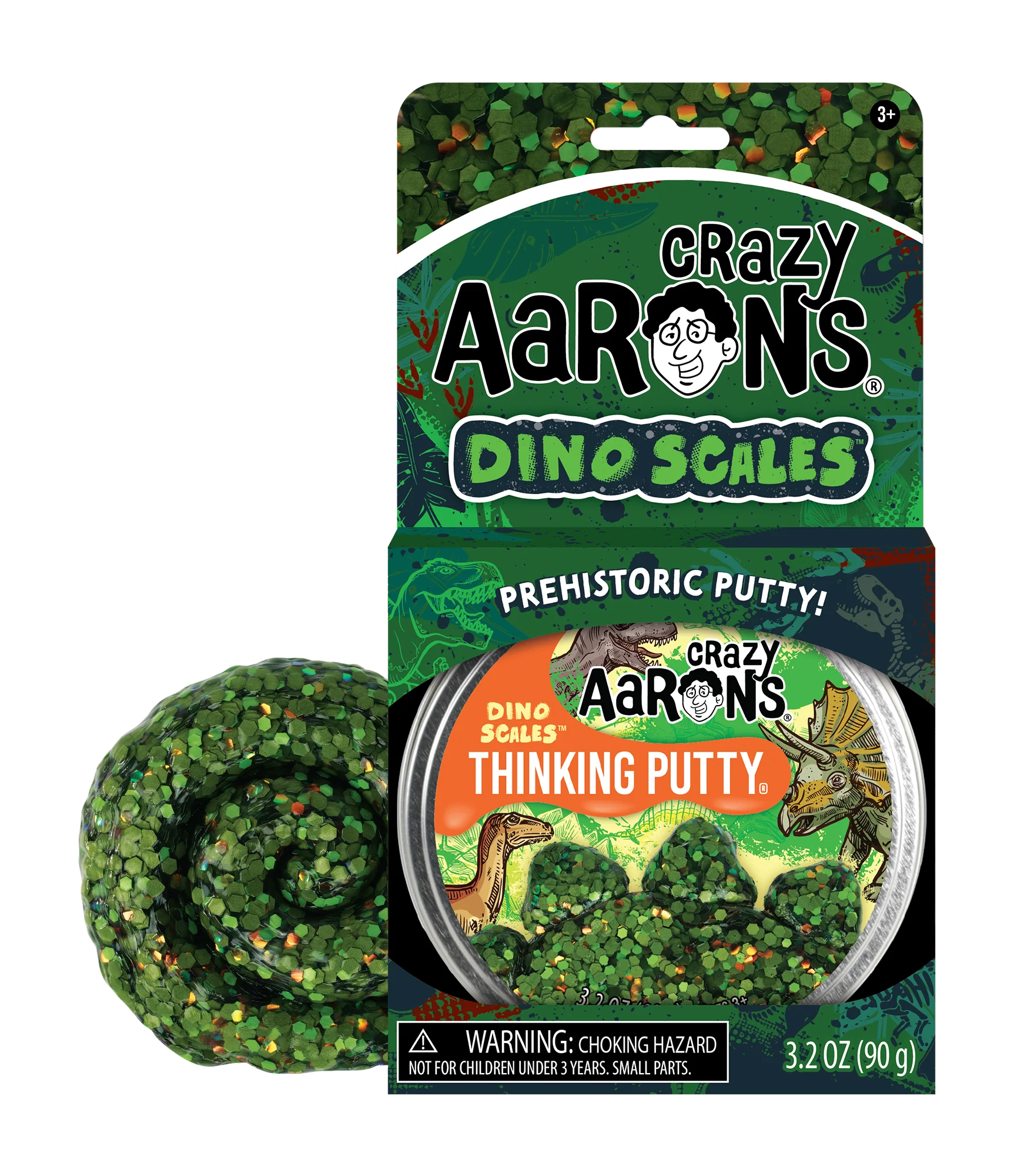 Crazy Aaron's Dino Scales Thinking Putty