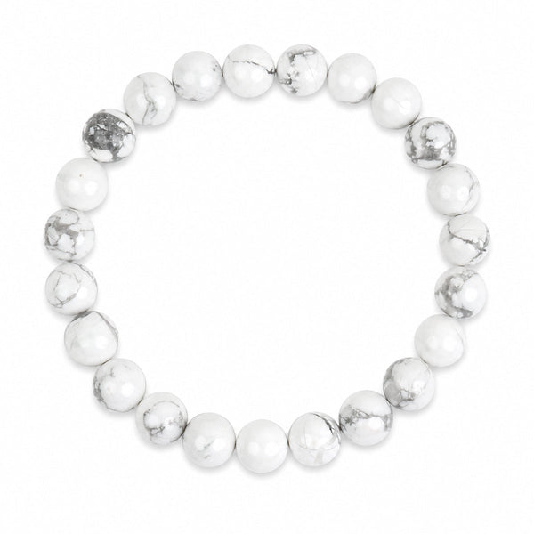 Earth Creations Howlite Gemstone Bracelet