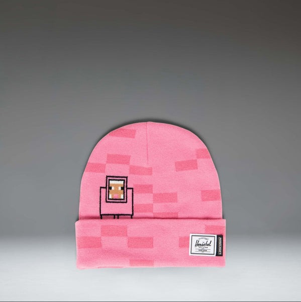 Minecraft Elmer Kids Beanie - Pink Sheep