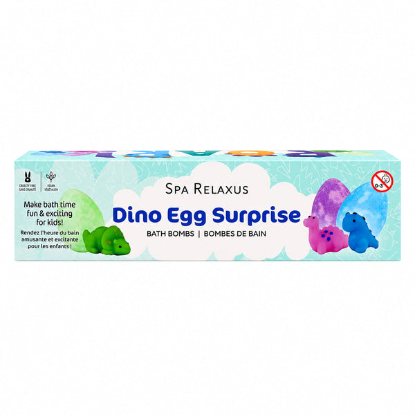 Relaxus Dino Egg Surprise Bath Bombs 3 Pack