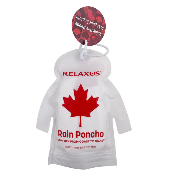 Canada Maple Leaf Rain Poncho