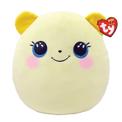 Ty Squish a Boos "Buttercup" Yellow Bear Medium