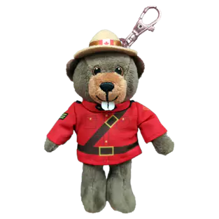 RCMP Beaver Zipper Pull