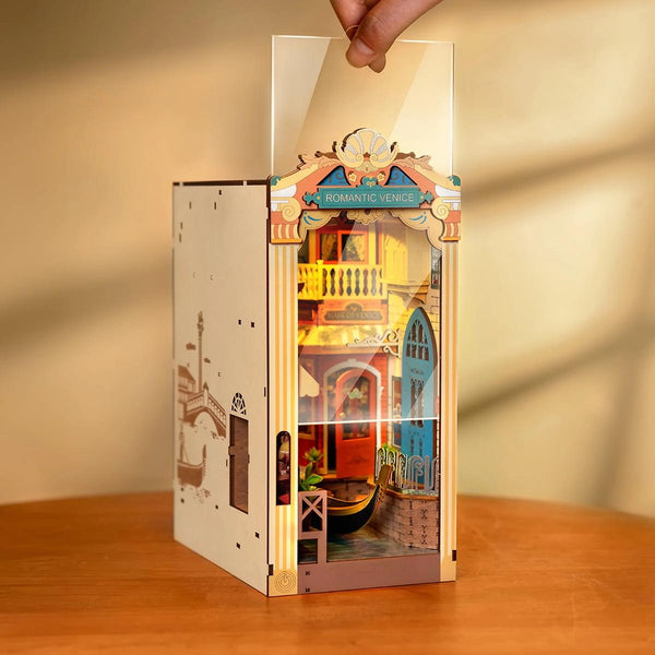 DIY Book Nook Shelf Insert - Romantic Venice
