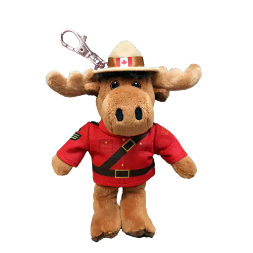 RCMP Moose Zipper Pull