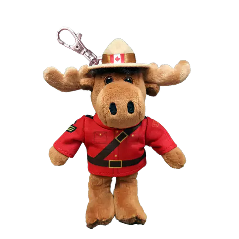 RCMP Moose Zipper Pull