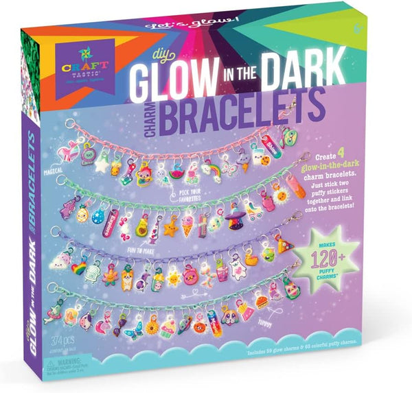Craft Tastic Glow in the Dark Charm Bracelets