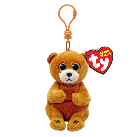 Ty Beanie Bellies "Duncan" Brown Bear Clip