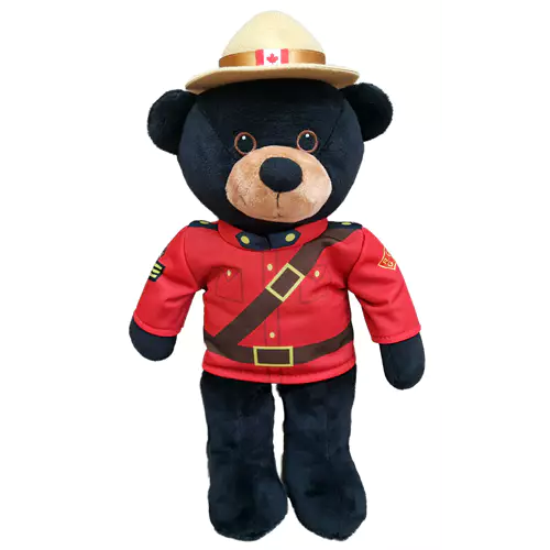 RCMP Sergeant Black Bear 11 inch