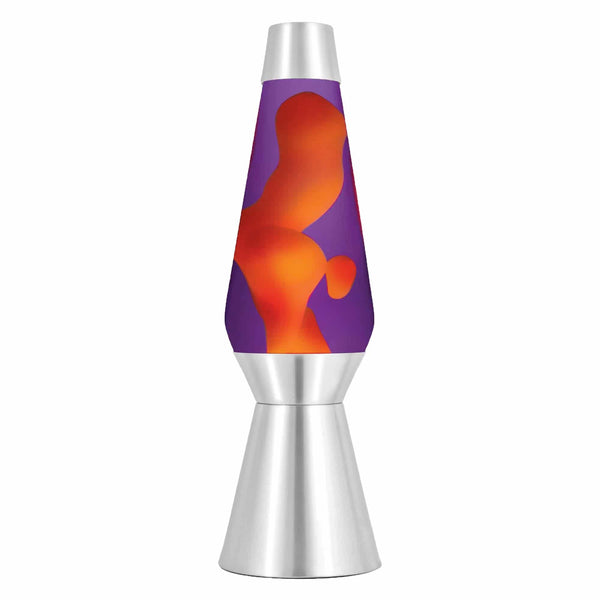 Lava Lamp (Yellow/Purple/Silver) 27"