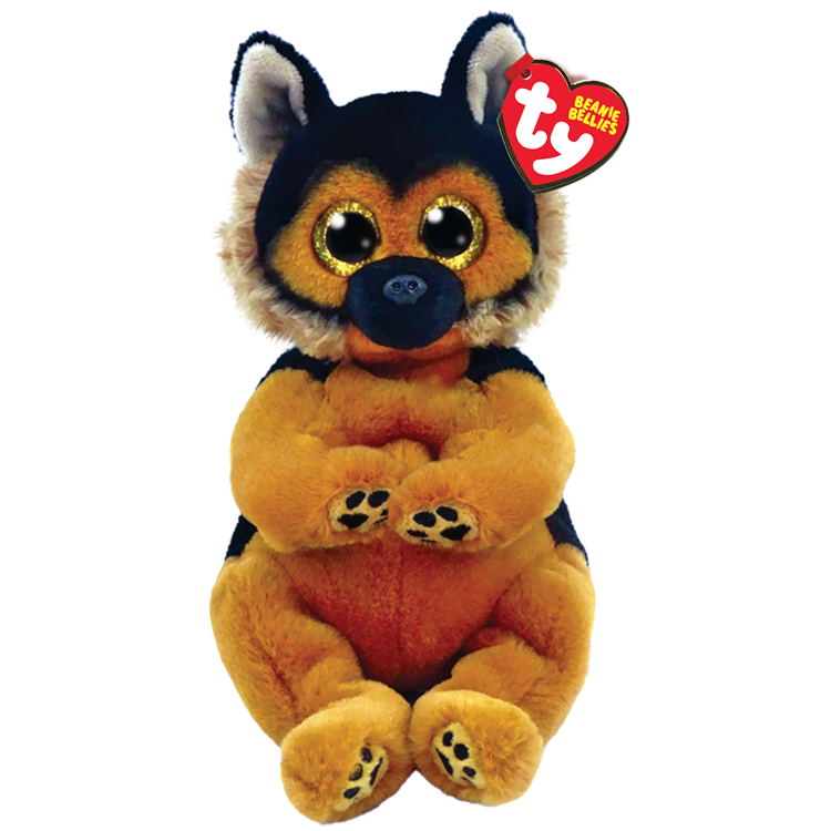 Ty Beanie Bellies "Ace" Brown German Shepherd Small