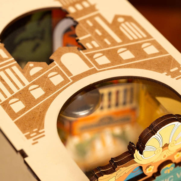 DIY Book Nook Shelf Insert - Romantic Venice