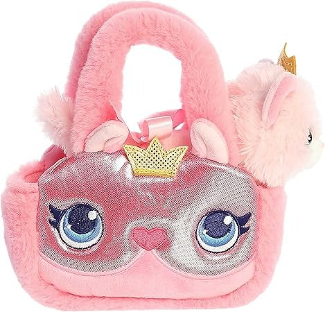 Fancy Pals Glitter Princess Kitty Plush/Purse Combo