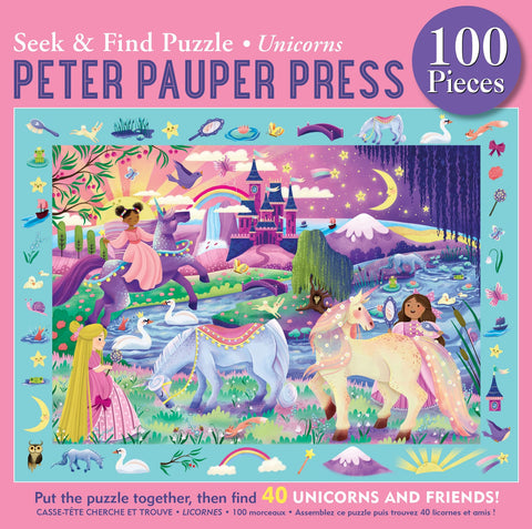 Seek and Find Unicorns Puzzle