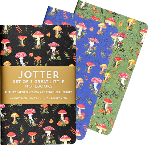 Jotter Mini Notebook Sets (Mushrooms)