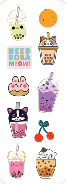 Bubble Tea Sticker Set