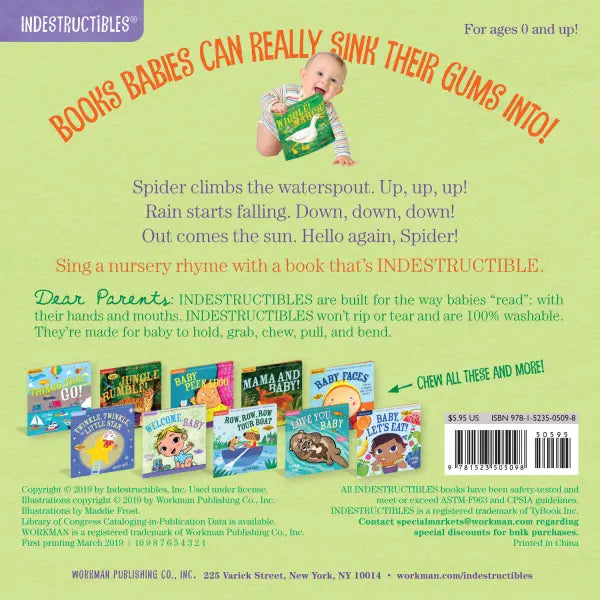 Indestructibles - The Itsy Bitsy Spider