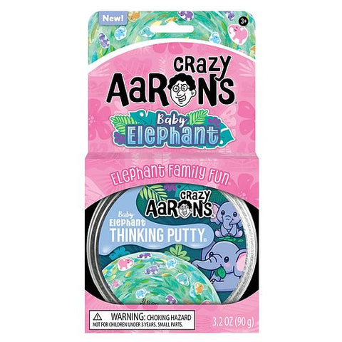 Crazy Aaron's Baby Elephant Thinking Putty